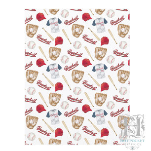 Baseball Scrapbook Paper