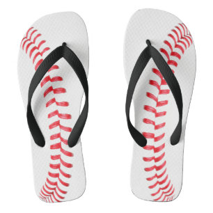 Baseball Seams Flipflop Sandals