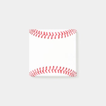 Baseball Seams Sports Player Or Coach Office Decor Post-it Notes by SoccerMomsDepot at Zazzle