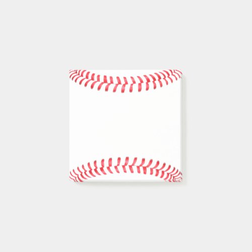 Baseball Seams Sports Player or Coach Office Decor Post_it Notes