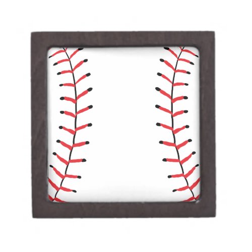 Baseball Seams Sports Style Baseball Theme Gift Box