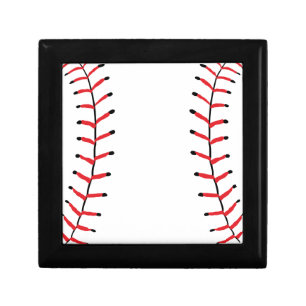 Baseball Seams Sports Style Baseball Theme Gift Box