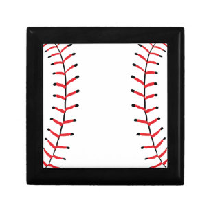 Baseball Seams Sports Style Baseball Theme Gift Box