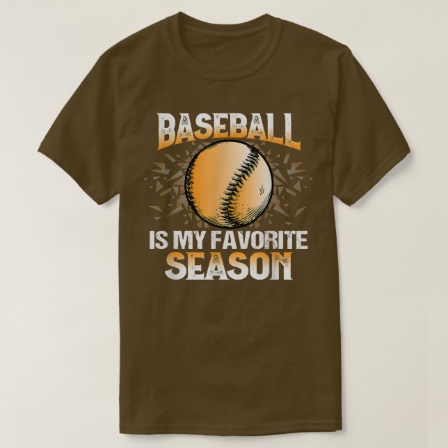 Baseball season Gift for lovers  T-Shirt (Design Front)