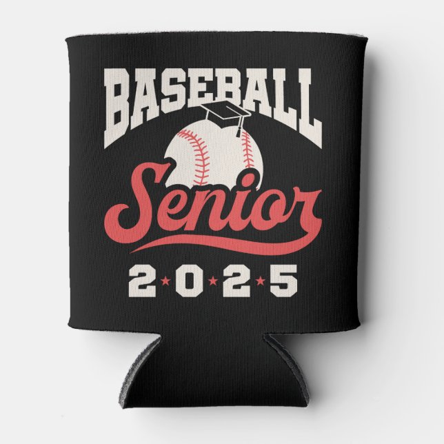 Baseball Senior Class 2025 Can Cooler (Front)