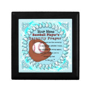 Baseball Serenity Prayer Gift Box