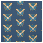 Baseball Shield Pattern Fabric