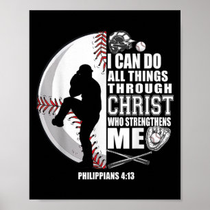 Baseball-shirt Kids Girls Christian Jesus Boys Fun Poster