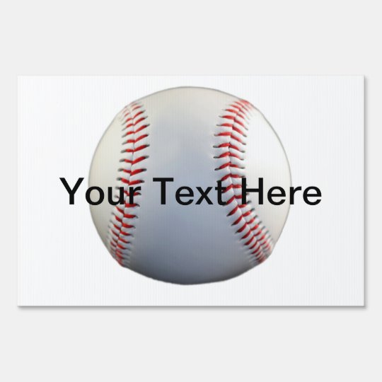 Baseball Sign | Zazzle.com