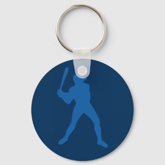 baseball silhouette keychain