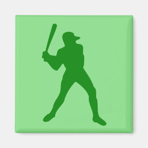 baseball silhouette magnet