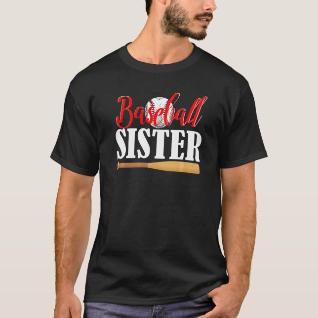 Baseball sister   T-Shirt (Front)