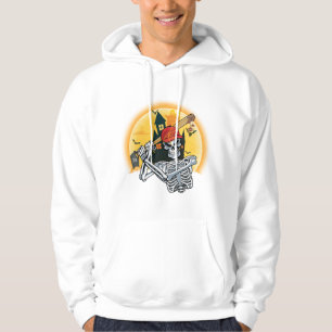 Baseball Skeleton Halloween Baseball Halloween Hoodie