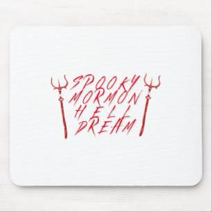 Baseball Skeleton Halloween Men Boys Baseball Hall Mouse Pad