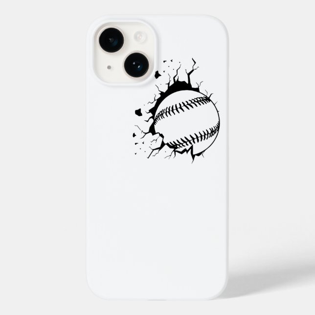 Baseball Smash Case-Mate iPhone Case (Back)