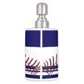 Baseball Soap Dispenser And Toothbrush Holder (Back)