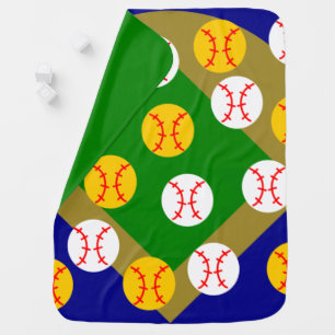 Baseball/Softball  Baby Blanket
