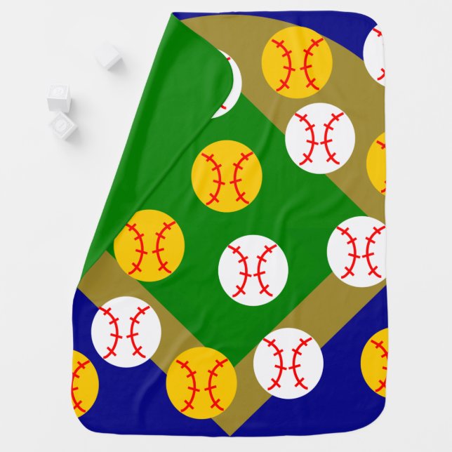 Baseball/Softball  Baby Blanket (In Situ)