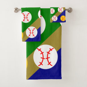 Baseball/Softball  Bath Towel Set