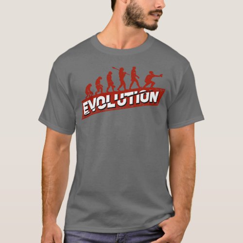 Baseball Softball Catcher Evolution  T_Shirt