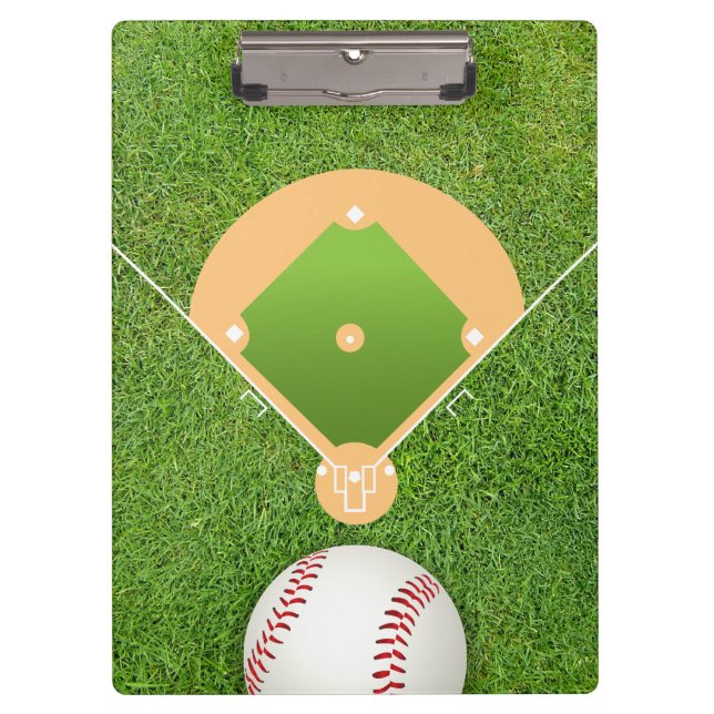 Baseball Softball Coach Clipboard (Front)