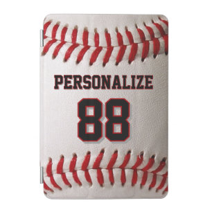 Baseball Softball Custom Name and Number iPad Mini Cover