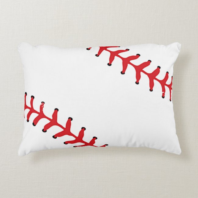 Baseball Softball Design Accent Pillow