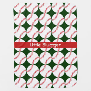 Baseball Softball Design Baby Blanket