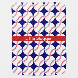 Baseball Softball Design Baby Blanket