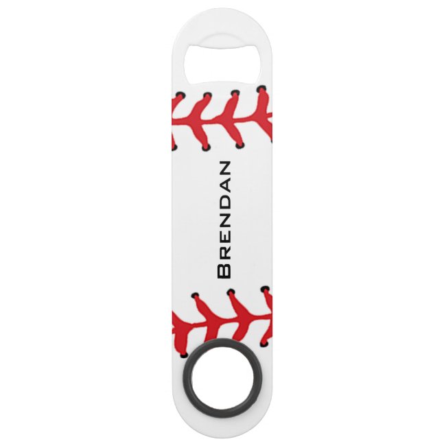 Baseball Softball Design Bottle Opener