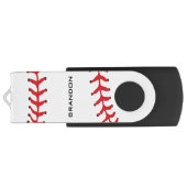 Baseball Softball Design Flash Drive (Back)