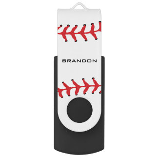 Baseball Softball Design Flash Drive