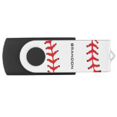 Baseball Softball Design Flash Drive (Front)