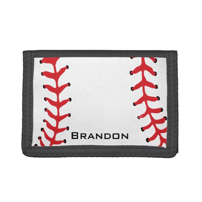 Baseball Softball Design Wallet (Front)