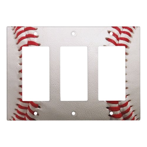 Baseball Softball Light Switch Cover