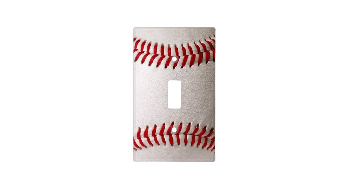 Baseball Softball Light Switch Cover Zazzle