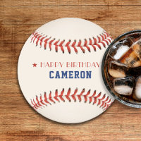 Baseball Softball Sport Happy Birthday Party