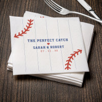 Baseball Softball Sport Heart Pinstripe Wedding
