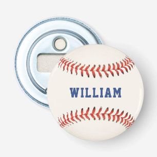 Baseball Softball Sport Name Bottle Opener