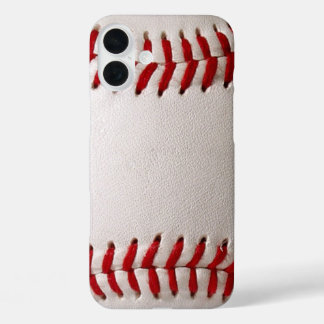 Baseball Softball Stitched Graphic - Sports Art iPhone 16 Plus Case