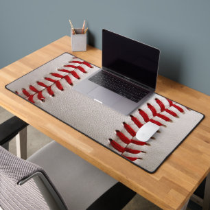 Baseball Softball Stitched Graphic - Sports Art Desk Mat