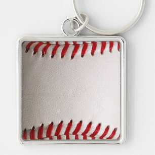 Baseball Softball Stitched Graphic - Sports Art Keychain