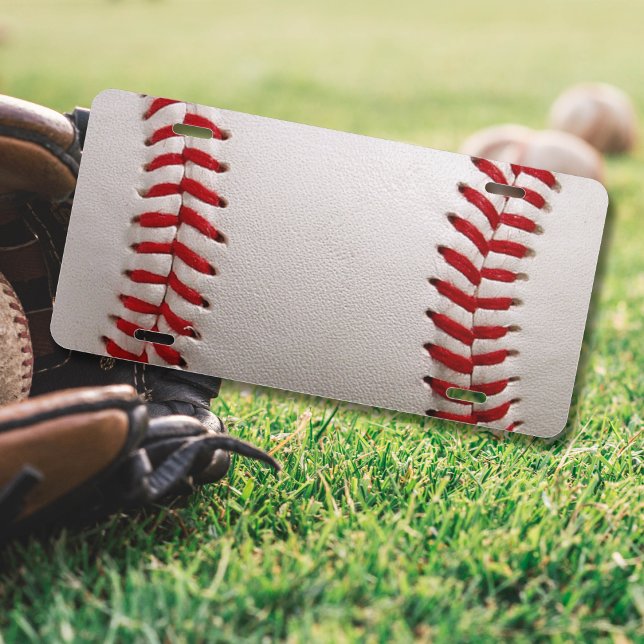 Baseball Softball Stitched Graphic - Sports Art License Plate (Creator Uploaded)