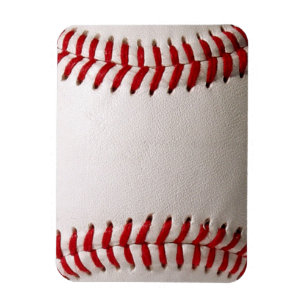 Baseball Softball Stitched Graphic - Sports Art Magnet