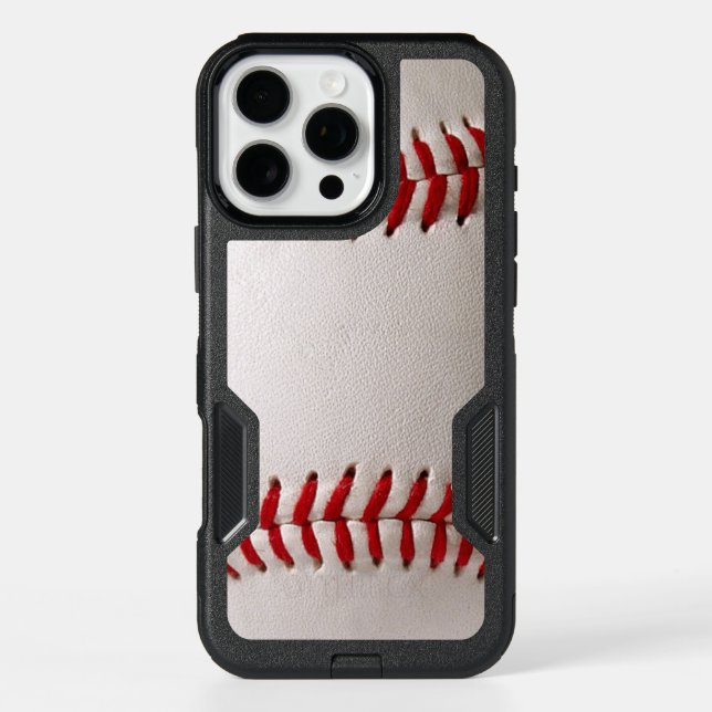 Baseball Softball Stitched Graphic - Sports Art Otterbox iPhone Case (Back)
