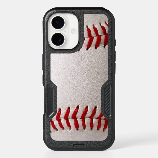 Baseball Softball Stitched Graphic - Sports Art Otterbox iPhone Case (Back)