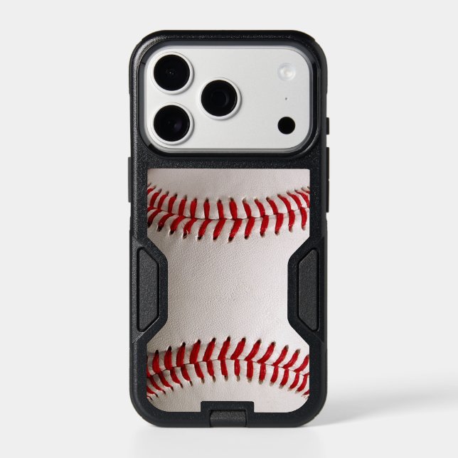 Baseball Softball Stitched Graphic - Sports Art Otterbox iPhone Case (Back)
