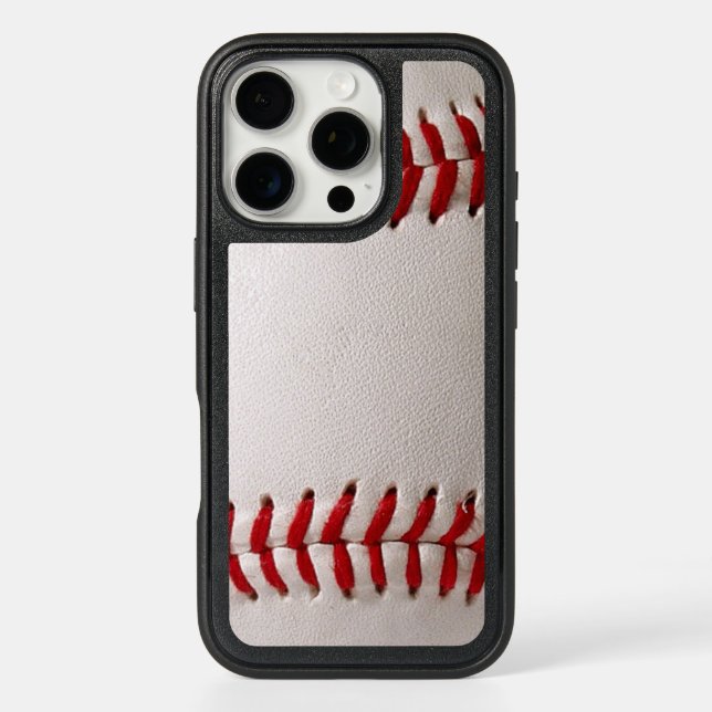 Baseball Softball Stitched Graphic - Sports Art Otterbox iPhone Case (Back)