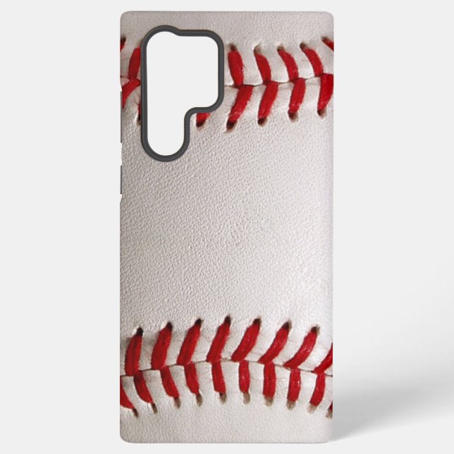 Baseball Softball Stitched Graphic - Sports Art Samsung Galaxy Case (Back)