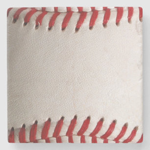 Baseball Softball Stitched Graphic - Sports Art Stone Coaster